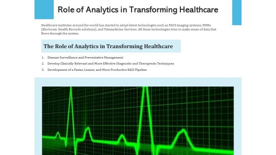 Role Of Analytics In Transforming Healthcare Ppt PowerPoint Presentation Slides Download PDF Role Of Analytics In Transforming Healthcare Ppt PowerPoint Presentation Slides Download PDF