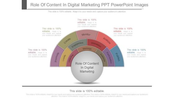 Role Of Content In Digital Marketing Ppt Powerpoint Images