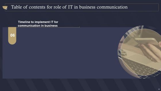 Role Of IT In Business Communication Ppt PowerPoint Presentation Complete Deck With Slides