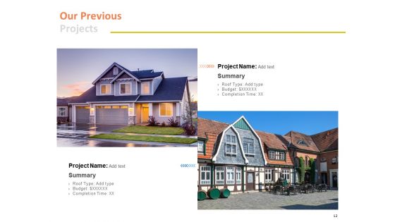 Roofing Proposal Template Ppt PowerPoint Presentation Complete Deck With Slides