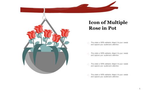 Rosette Circular Arrangement Rose Ppt PowerPoint Presentation Complete Deck
