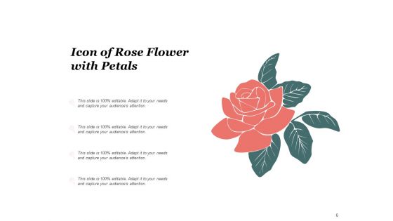 Rosette Circular Arrangement Rose Ppt PowerPoint Presentation Complete Deck