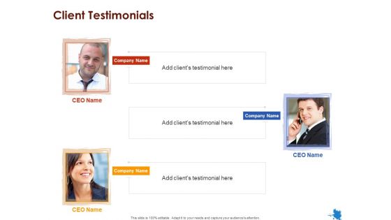 Rotary Press Printing Client Testimonials Ppt Portfolio Graphics Tutorials PDF