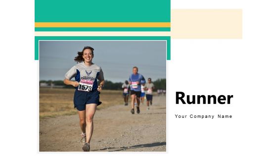 Runner Concrete Road Business Ppt PowerPoint Presentation Complete Deck