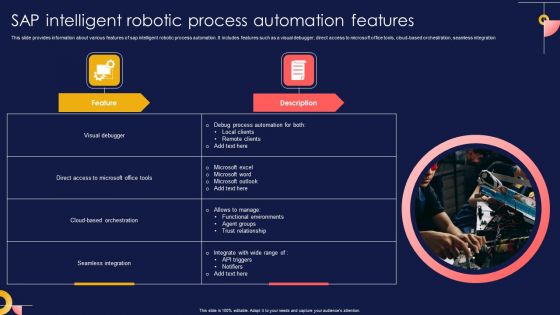 SAP Intelligent Robotic Process Automation Features Topics PDF SAP Intelligent Robotic Process Automation Features Topics PDF
