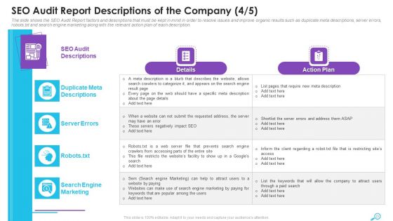 SEO Analysis Report For Better Organic Search Results And Improved Website Deck