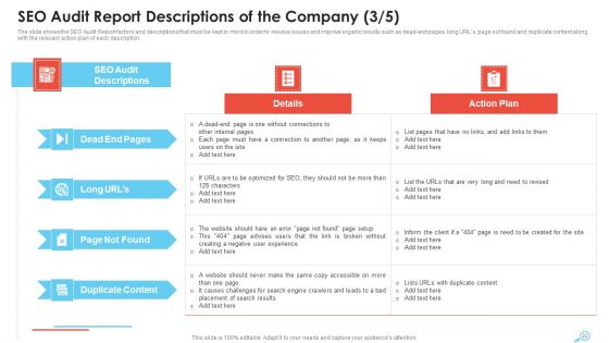 SEO Audit Report To Enhance Organic Search And Website Sessions Ppt PowerPoint Presentation Complete Deck With Slides