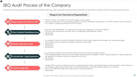SEO Audit Summary To Increase Organic Search Results And Website Visitors Ppt PowerPoint Presentation Complete Deck With Slides