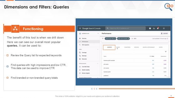 SEO Tool Google Search Console And Its Usability Training Ppt