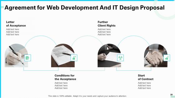 Web Development And IT Design Proposal Ppt PowerPoint Presentation Complete Deck With Slides