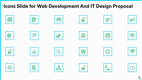 Web Development And IT Design Proposal Ppt PowerPoint Presentation Complete Deck With Slides