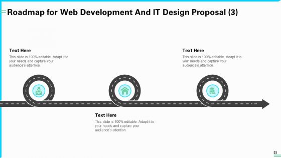 Web Development And IT Design Proposal Ppt PowerPoint Presentation Complete Deck With Slides