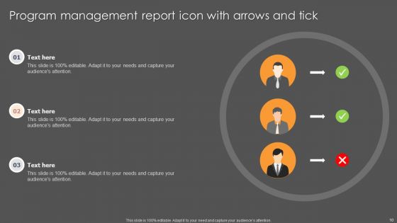 Program Management Report Ppt PowerPoint Presentation Complete Deck With Slides