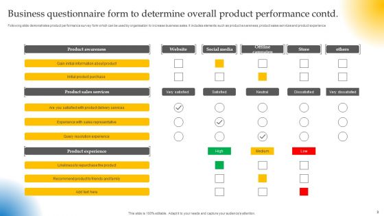 Business Questionnaire Ppt PowerPoint Presentation Complete Deck With Slides Survey