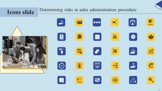 Determining Risks In Sales Administration Procedure Ppt PowerPoint Presentation Complete Deck With Slides
