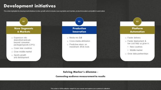 Data And Customer Analysis Company Outline Development Initiatives Pictures PDF Data And Customer Analysis Company Outline Development Initiatives Pictures PDF