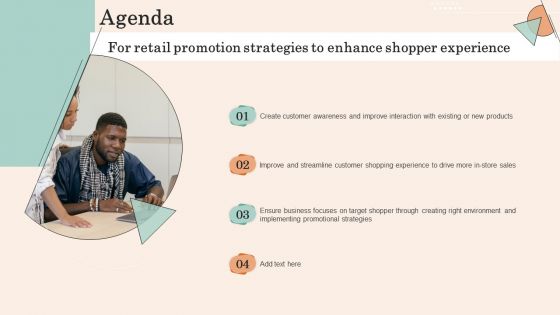 Agenda For Retail Promotion Strategies To Enhance Shopper Inspiration PDF Agenda For Retail Promotion Strategies To Enhance Shopper Inspiration PDF