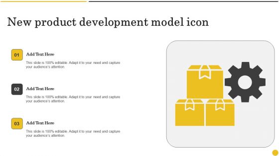 New Product Development Model Icon Ideas PDF