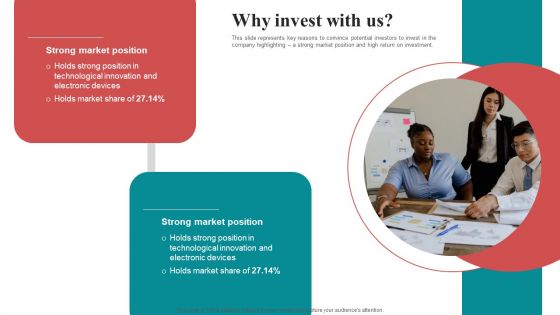 Why Invest With Us Mobile Electronics Fund Raising Pitch Deck Clipart PDF Why Invest With Us Mobile Electronics Fund Raising Pitch Deck Clipart PDF