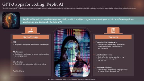 Comprehensive Resource Guide To Master GPT 3 GPT 3 Apps For Coding Replit AI Icons PDF