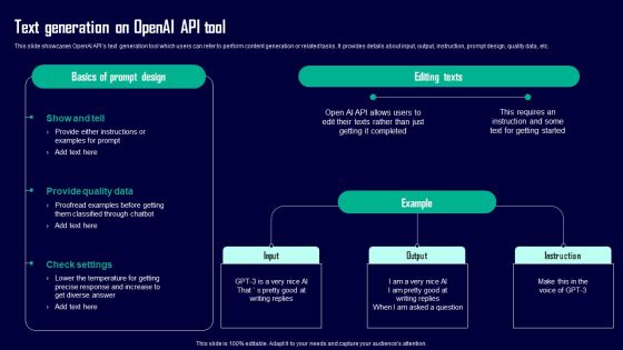 Leveraging Openai API For Business Text Generation On Openai API Tool Elements PDF Leveraging Openai API For Business Text Generation On Openai API Tool Elements PDF