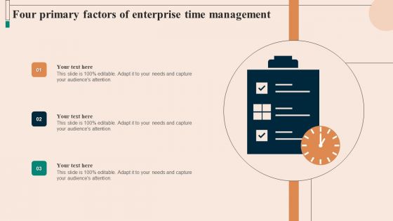 Four Primary Factors Of Enterprise Time Management Download PDF Four Primary Factors Of Enterprise Time Management Download PDF