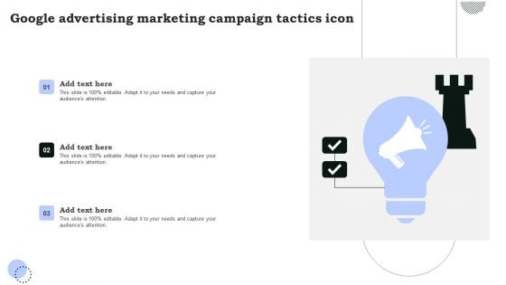 Google Advertising Marketing Campaign Tactics Icon Structure PDF Google Advertising Marketing Campaign Tactics Icon Structure PDF