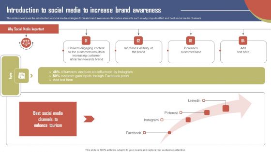 Introduction To Social Media To Increase Brand Effective Travel Marketing Guide For Improving Demonstration PDF Introduction To Social Media To Increase Brand Effective Travel Marketing Guide For Improving Demonstration PDF