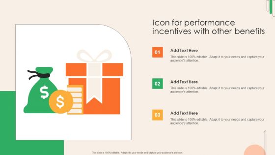 Icon For Performance Incentives With Other Benefits Structure PDF