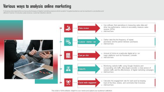 Various Ways To Analysis Online Marketing Introduction PDF Various Ways To Analysis Online Marketing Introduction PDF