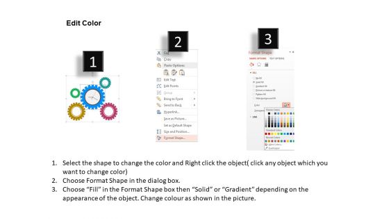Gear With Clock For Pricing Elasticity Powerpoint Template