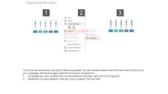 Five Droppers For Market Entry Strategy Powerpoint Template