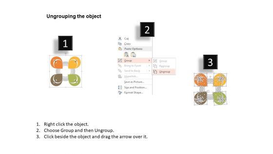 Four Option Infographic For Cash Flow Powerpoint Template