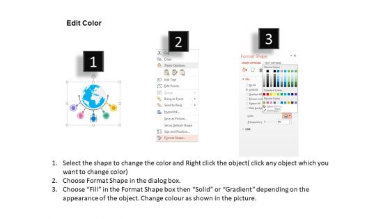 Infographic Layout For Global Business Planning Powerpoint Template