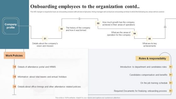 SHRM Talent Management Guide Handbook For Enterprise Onboarding Employees To The Organization Brochure PDF