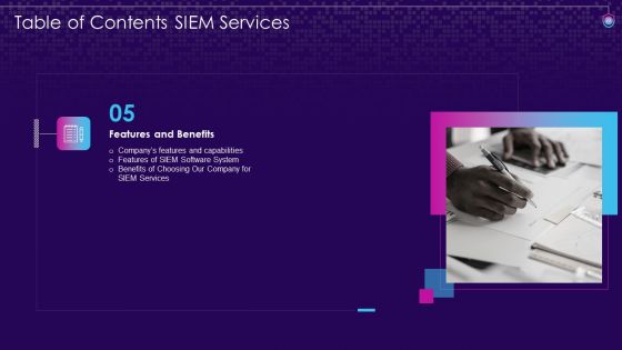 SIEM Services Ppt PowerPoint Presentation Complete Deck With Slides