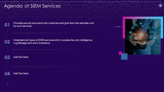 SIEM Services Ppt PowerPoint Presentation Complete Deck With Slides