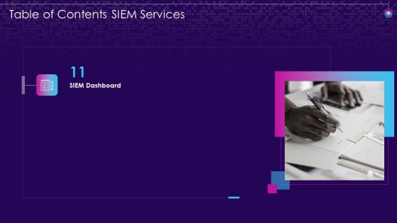 SIEM Services Ppt PowerPoint Presentation Complete Deck With Slides