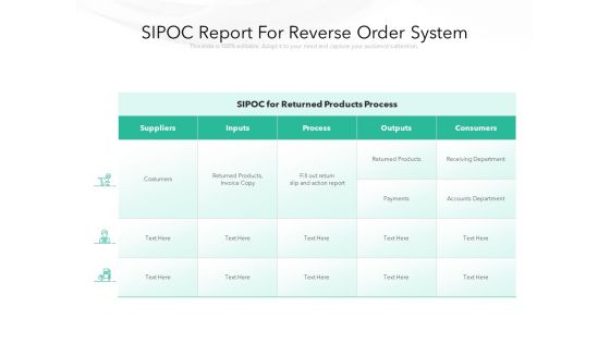 SIPOC Report For Reverse Order System Ppt PowerPoint Presentation Summary Elements PDF SIPOC Report For Reverse Order System Ppt PowerPoint Presentation Summary Elements PDF