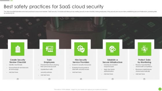 Saas Cloud Security Ppt PowerPoint Presentation Complete Deck With Slides