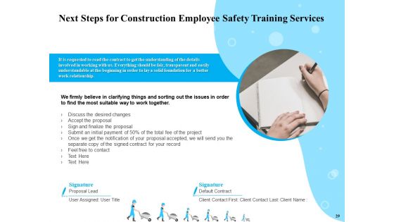 Safety And Health Training Plan For Construction Employees Ppt PowerPoint Presentation Complete Deck With Slides