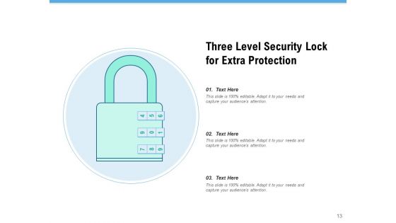 Safety Lock Cyber Security Global Security Ppt PowerPoint Presentation Complete Deck