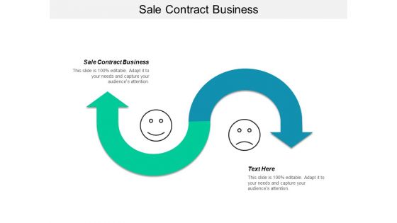Sale Contract Business Ppt PowerPoint Presentation Inspiration Background Designs