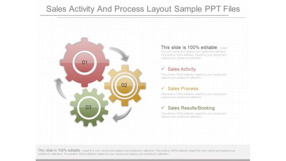 Sales Activity And Process Layout Sample Ppt Files
