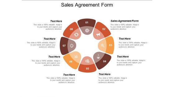 Sales Agreement Form Ppt PowerPoint Presentation Layouts Summary