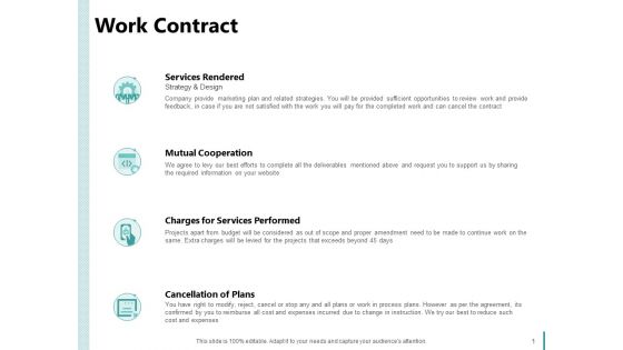 Sales And Business Development Action Plan Work Contract Ppt Professional Graphics Design PDF