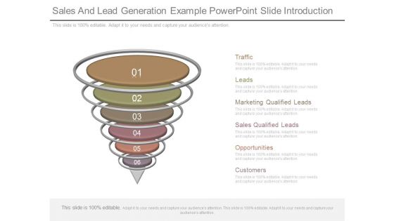 Sales And Lead Generation Example Powerpoint Slide Introduction