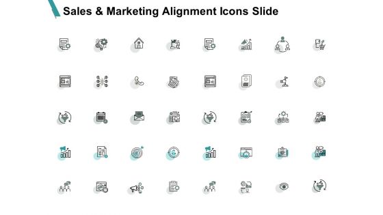 Sales And Marketing Alignment Icons Slide Pillars Ppt PowerPoint Presentation Professional Objects
