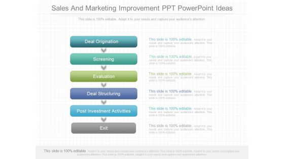 Sales And Marketing Improvement Ppt Powerpoint Ideas Sales And Marketing Improvement Ppt Powerpoint Ideas