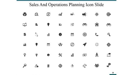 Sales And Operations Planning Ppt PowerPoint Presentation Complete Deck With Slides